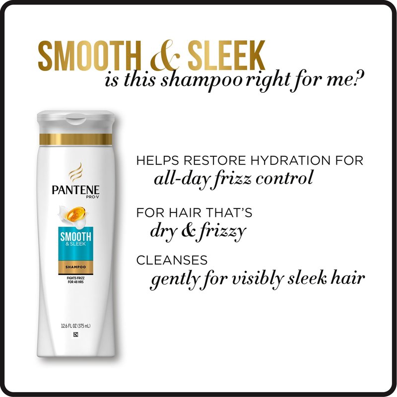 Pantene Argan Oil Shampoo 25.4 OZ and Conditioner 24 OZ for Dry Hair, Smooth and Sleek, Bundle Pack (Packaging May Vary)