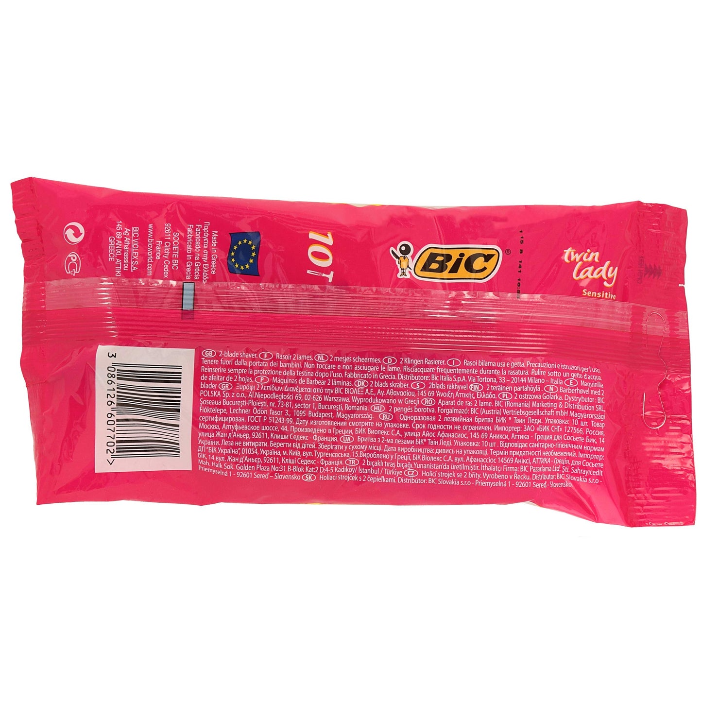 Bic Twin Lady Ladies Plastic Shaver pack of 10
