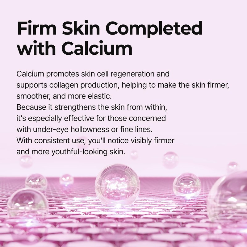 Dr.Melaxin Cemenrete Calcium Volume Eye Patch for Sagging Under Eye Skin, Eye Mask Care for Wrinkles, Puffy Eyes & Dark Circles (60Patches)