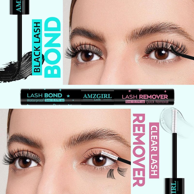 Skiennix Lash Bond & Remover - 2-in-1 Waterproof Adhesive for Cluster Lashes | Strong Hold, Fast Removal