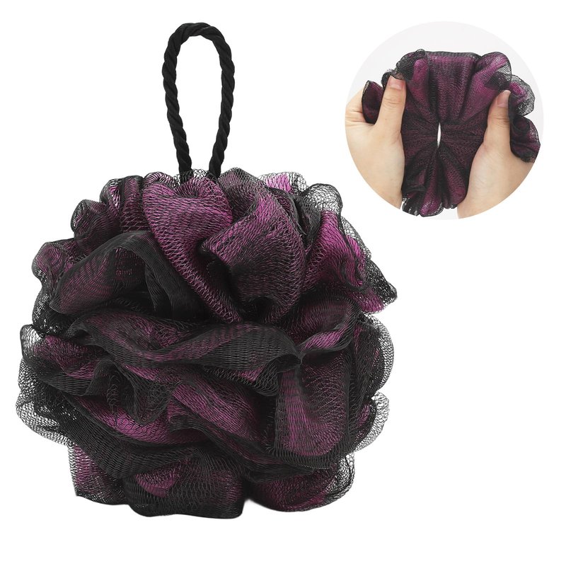 Loofah Sponge 60g/Piece, Bath Sponge Pouf Shower Loofah Body Scrubber Exfoliator Pack of 4