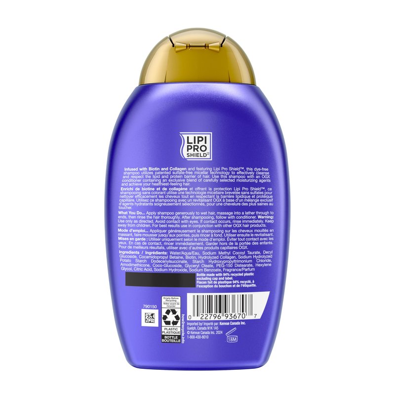 Ogx Biotin and Collagen Shampoo 385 ml by Ogx