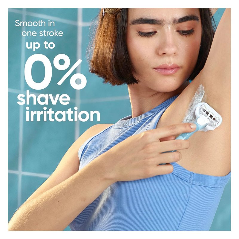 Gillette Venus Extra Smooth Women's Razor - Ergonomic Handle & Shower Holder | 1 Handle + 2 Refills