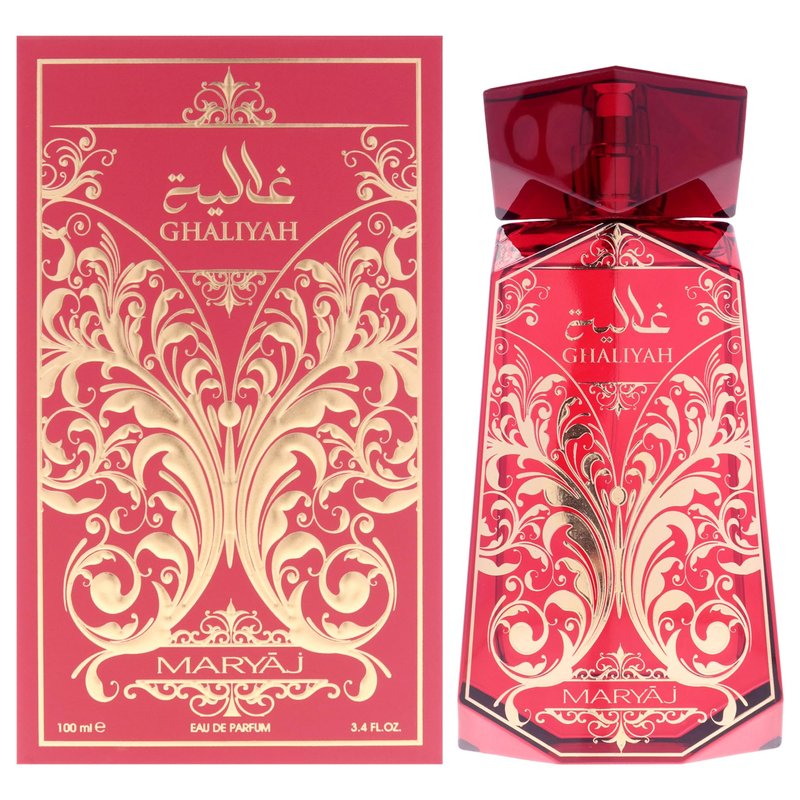 Maryaj Ghaliyah - Long Lasting Perfume for Men and Women - Musk Cologne for Men and Women - Fruity, Floral, Woody Fragrances - Eau de Parfum - 3.4 oz.