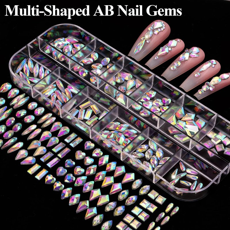 8 Boxes Nail Charms and Gems for Manicure, Flat Pearls Nail Flowers Nail Rhinestones and Charms for Nail Art, Colorful Pearl Nail Charm Nail Bows Multi Shapes Flatback Nail Design Kit Nail Accessories