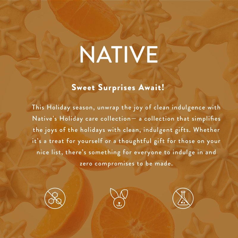 Native Deodorant Spray, Holiday Edition, Sugar Cookie Scent, Contains Naturally Derived Ingredients, 72 Hour Odor Control | Deodorant for Women and Men, Aluminum Free with Baking Soda