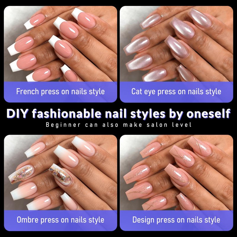 Bellelfin 600pcs Medium Coffin Nail Tips - 15sizes Full Cover Soft Gel Nails Tips,Medium Clear Press on Nails Coffin Fake Nails for Nail Extension Diy Home Nail Art