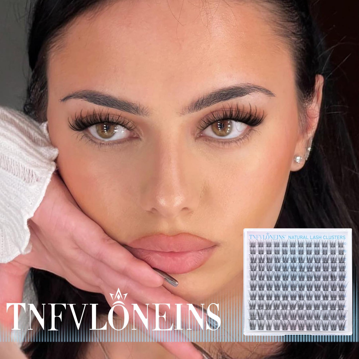 Wispy Lash Clusters Natural Eyelash Clusters 10-16MM Individual Lashes Clusters C Curl Cluster Eyelash Extensions DIY Lash Extension Soft False Eyelashes by TNFVLONEINS