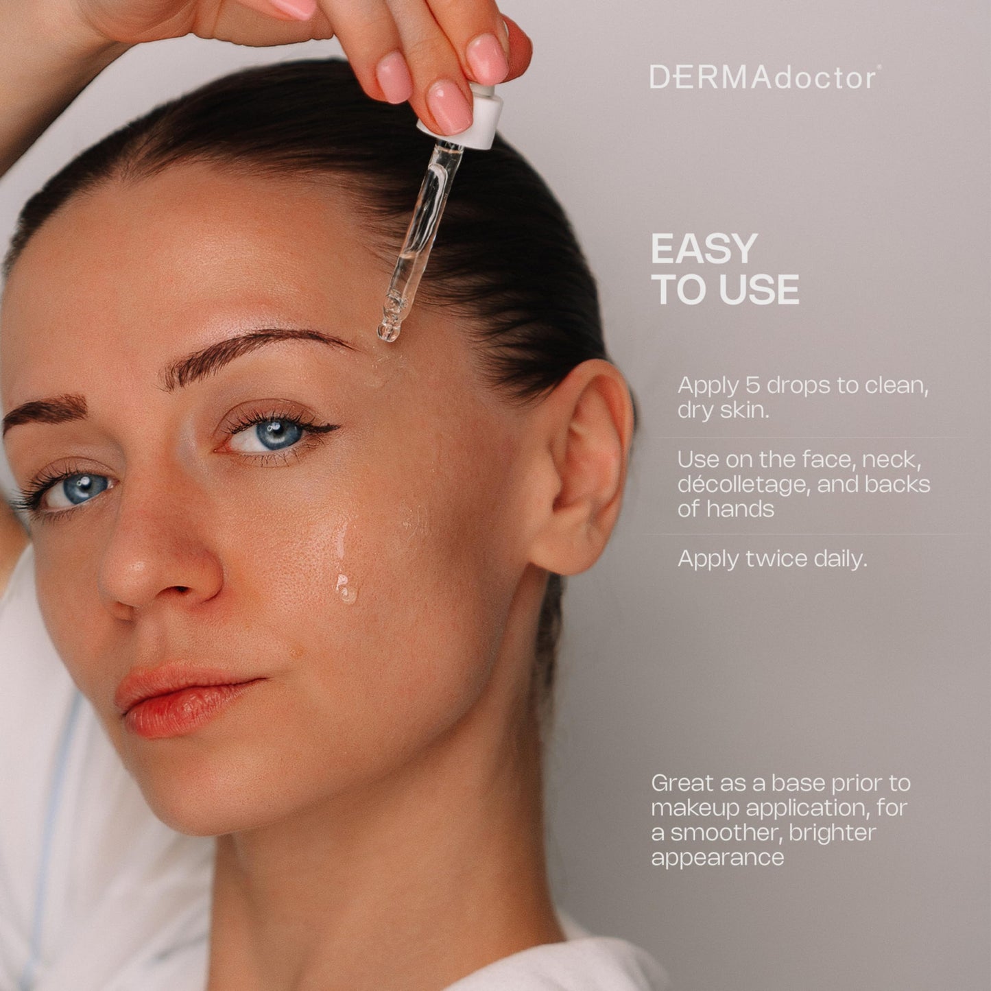 DERMAdoctor Hyaluronic Acid Moisturizer for Face – Hydrating Niacinamide Face Serum with Vitamin C – Dermatologist Formulated Hydrating Serum for Sensitive Skin, 1 fl oz
