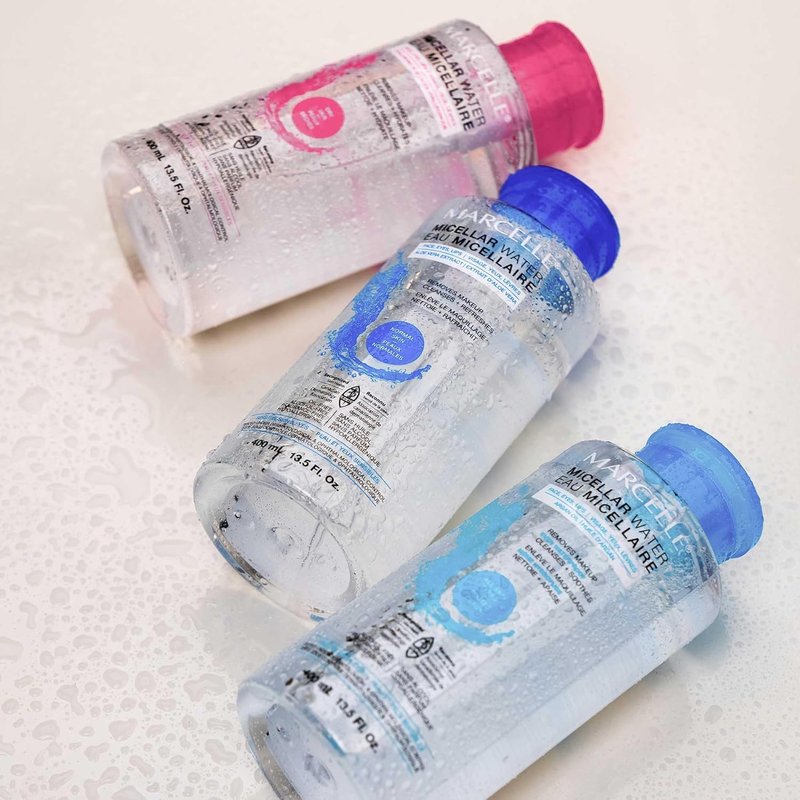 Marcelle Micellar Water - Gentle Makeup Remover for Normal Skin with Aloe Vera | 13.5 Fl. Oz.