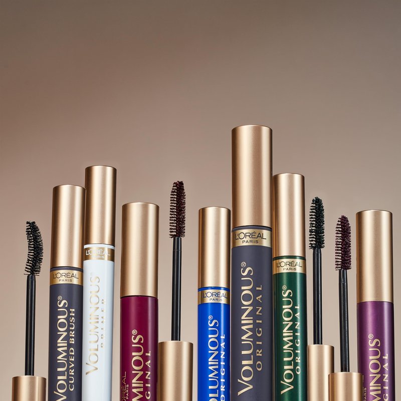 L’Oreal Paris Original Voluminous Mascara, Building Mascara Volume and Length Formula, Washable, Black, 0.26 Fl Oz., 2 Count