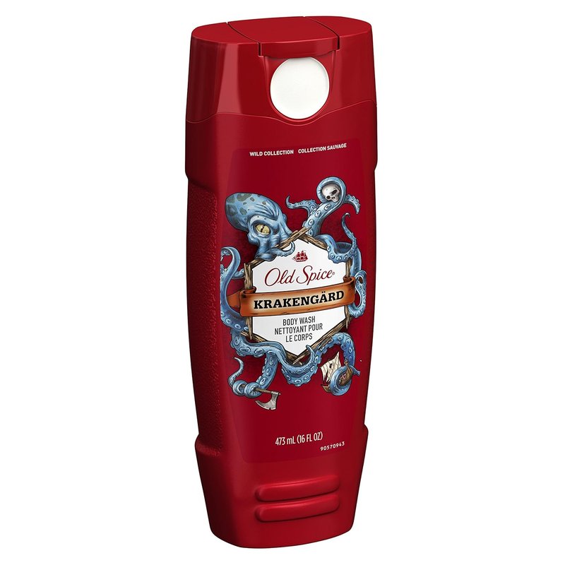 Old Spice Wild Body Wash - Invigorating Scent, 16 Fl Oz | Refreshing Cleanse