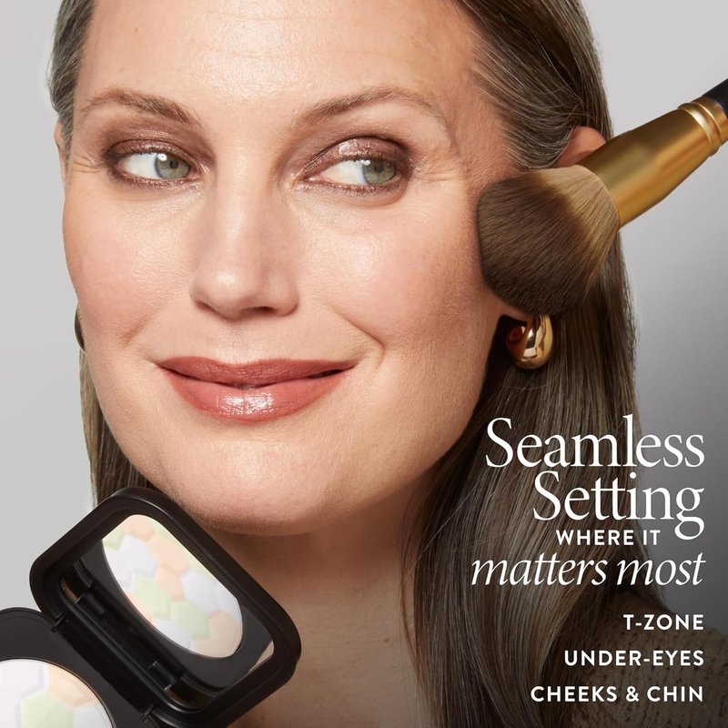 LAURA GELLER NEW YORK Cosmetic Professional Makeup Brushes - Cruelty-Free - 11 Setting Powder Brush