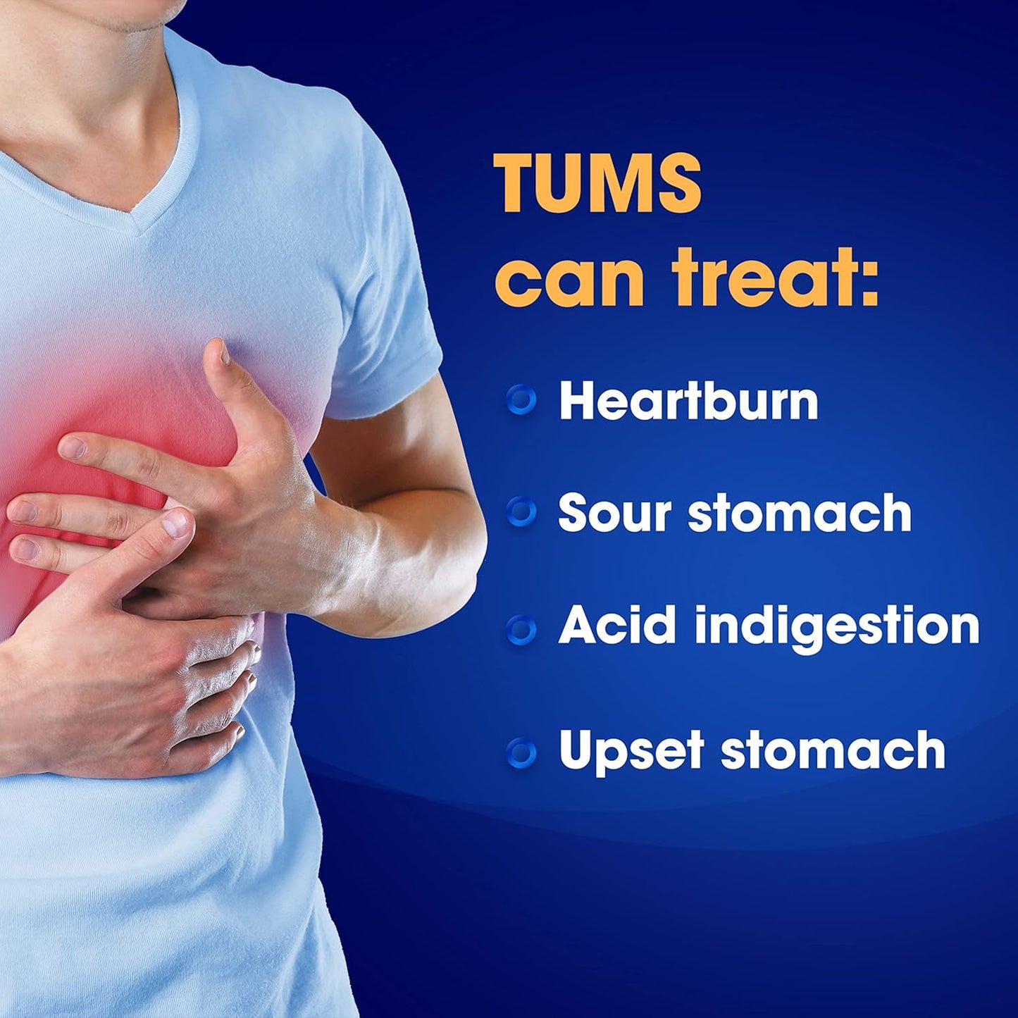 TUMS Ultra Strength Antacid Tablets - Chewable Heartburn Relief | Assorted Berries, 12 Pack of 12 Count Rolls