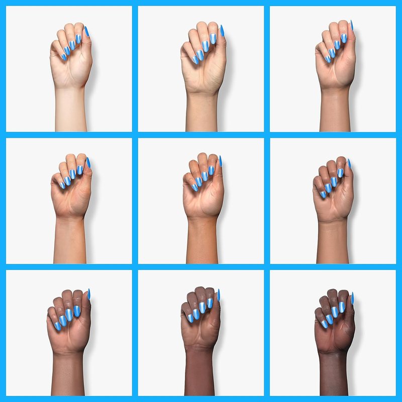 Bright Blue Gel Nail Polish - 15ML Soak Off UV Nail Art for Summer Manicure | DIY Home Use