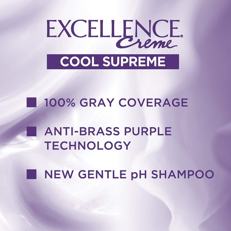 L?Or?al Paris Cool Supreme Permanent Hair Color, Ash Ultra Ash Medium Blonde 8.11, (Pack of 1)