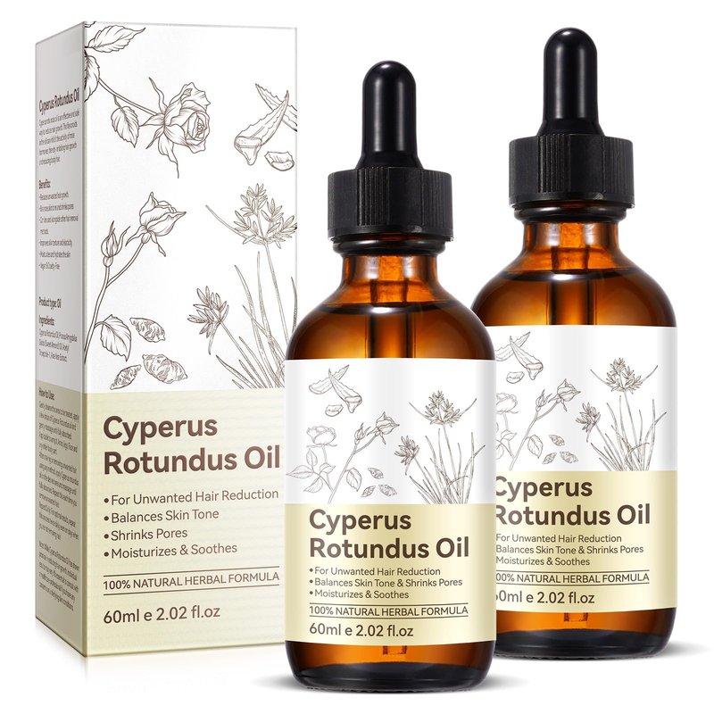 Cyprus Rotundus Oil - Cyperus Oil, Cyperus Cypress Rotundus for Hair Removal, Reducing Body Hair Growth, Smooth Skin & Moisturizing,Suitable for All Skin Types, Natural Hair Removal Solution - 4.06 oz