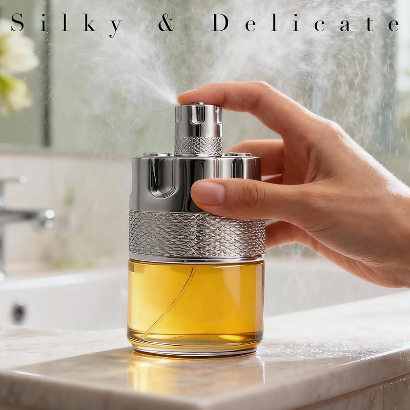 AFLUXE Azura Noir Men's Cologne - Woody Spicy Eau de Parfum, 100ml | Long-Lasting Fresh Citrus & Vetiver