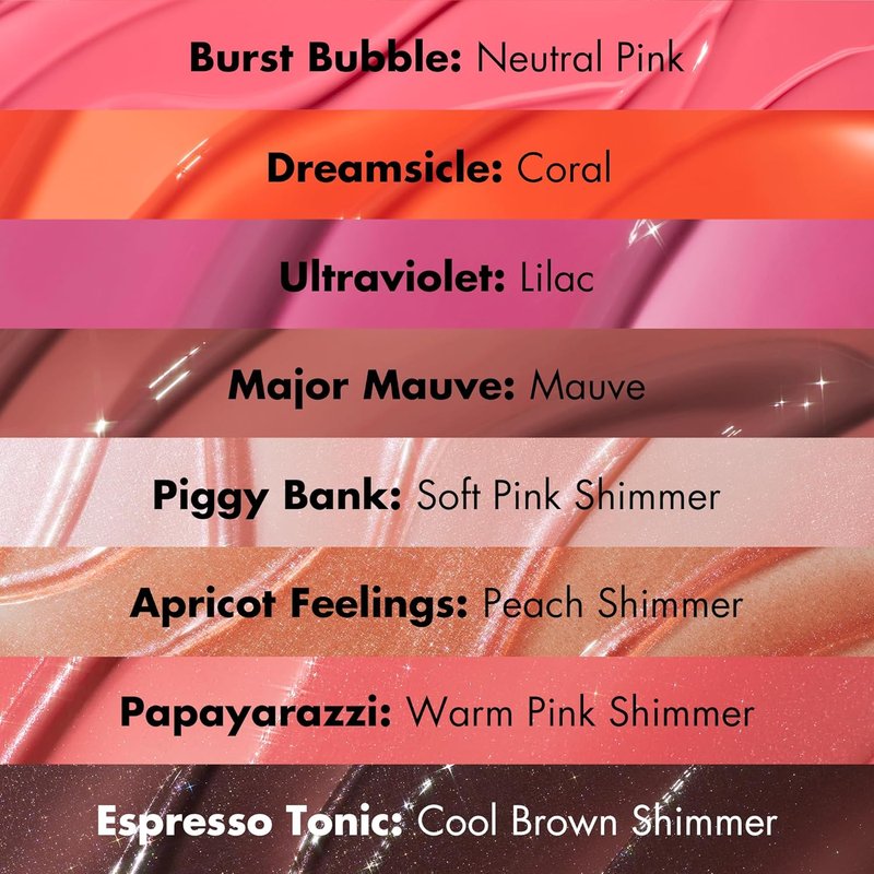 e.l.f. Glow Reviver Plumping Lip Oil - Tinted Lip Plumper for High-Shine, Plump Finish | Vegan & Cruelty-Free, Apricot Feelings