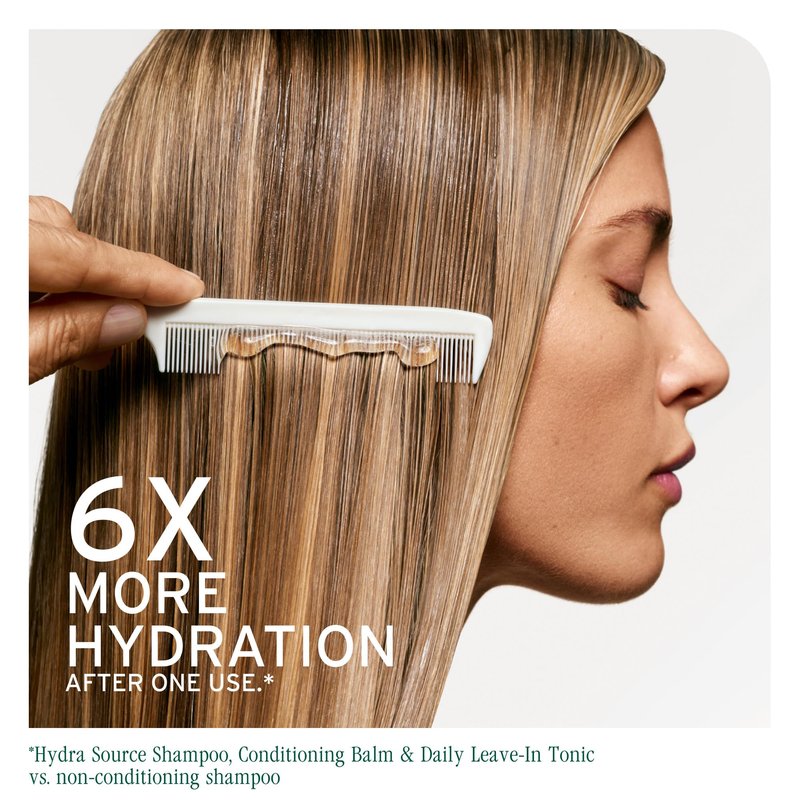 Biolage Hydra Source Shampoo Refill - For Dry Hair, Gently Cleanses, Restores Moisture Balance, Adds Shine & Softness, Infused with Micro-Filtered Aloe Vera & Fermented Hyaluronic Acid, Vegan