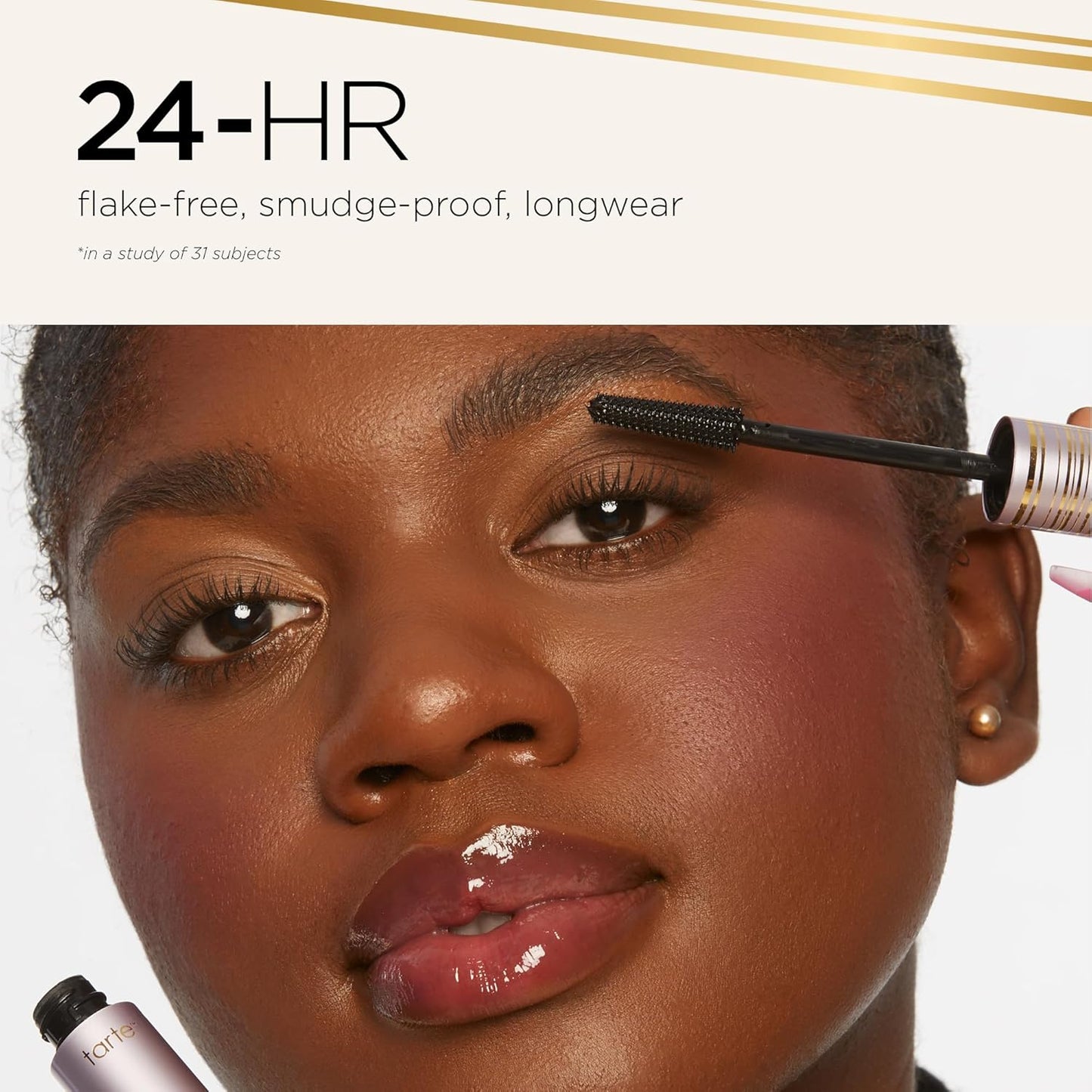 Tarte Tartelette Tubing Mascara & Quick Stick Liner - Lash Extensions Mascara with Ultra-Thin Gel Eyeliner, Vegan & Easy to Remove
