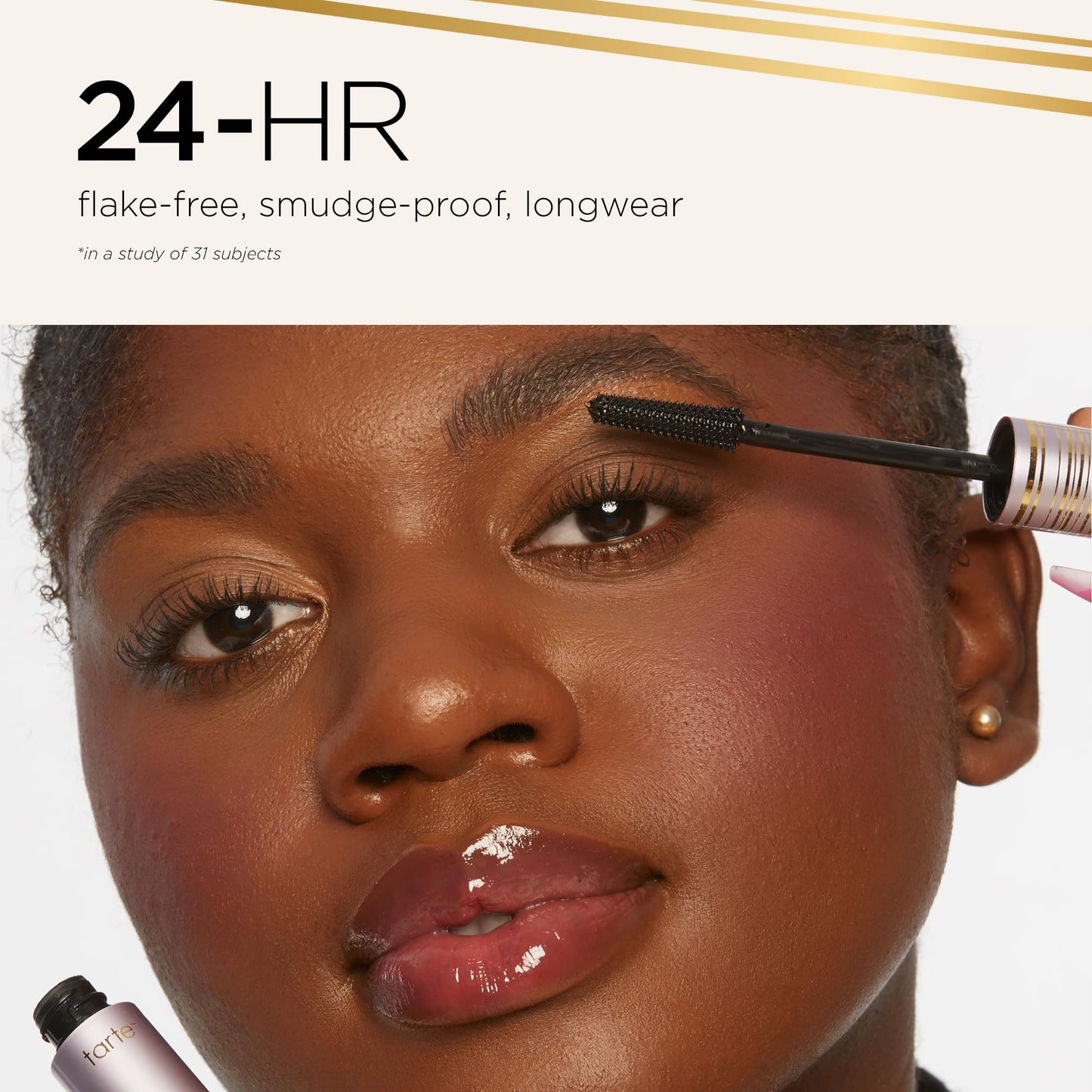 tarte tartelette tubing mascara – Lash Extensions in a Tube, Easy-to-Remove Eye Makeup, Clinically Proven to Volumize & Curl, 24Hr Smudge-Proof Longwear, Vegan & Cruelty-Free, travel size, black
