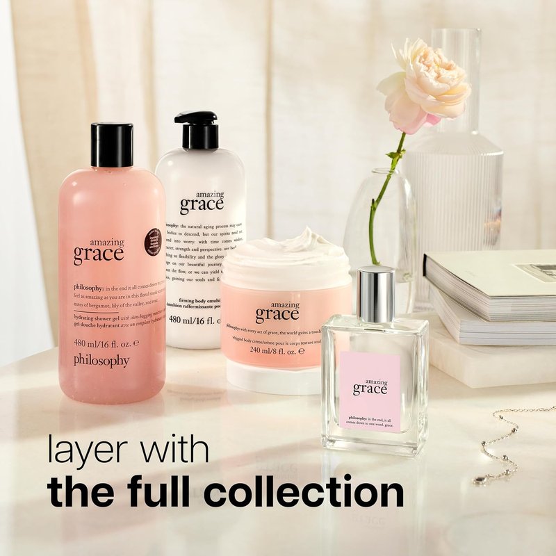 Amazing Grace Perfume - Clean & Floral Women's Fragrance - Bergamot, Muguet & Musk Notes | Long-Lasting Scent