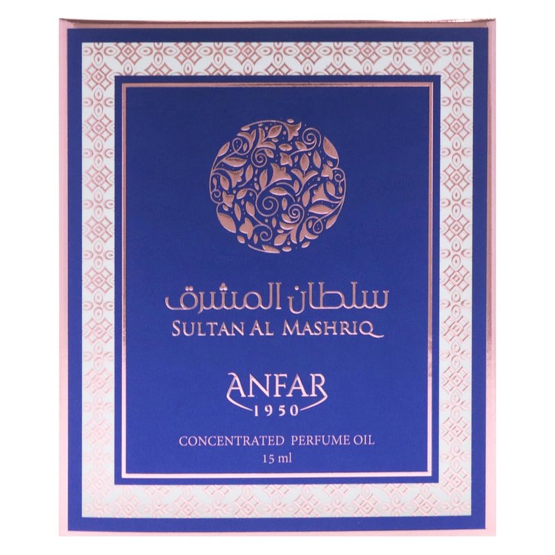 Anfar Sultan Al Mashriq Concentrated Perfume Oil for Women - 0.5 oz | Exotic Fragrance