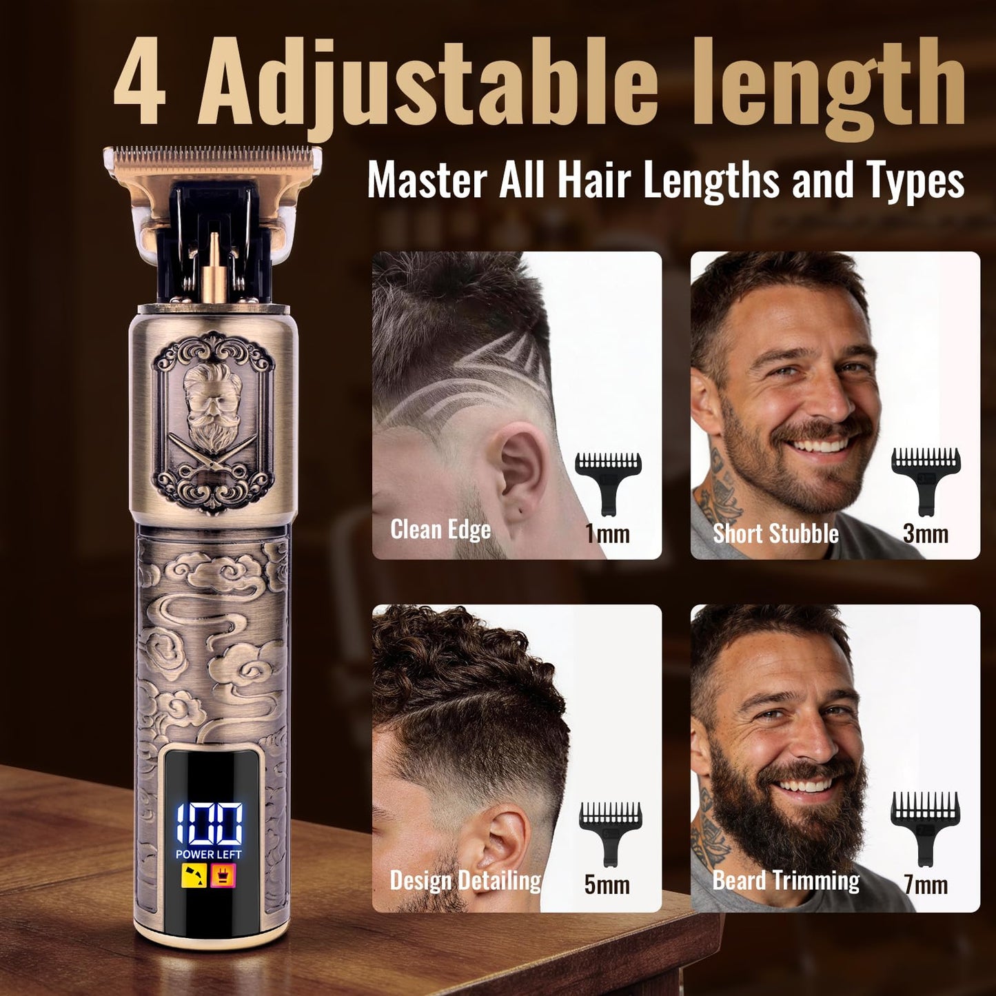 Ufree Foil Shavers Electric Razor for Men, Beard Trimmer Grooming Shaving Kit, Hair Trimmer, Cordless Head Shavers for Bald Men Barber Clippers, Birthday Gifts for Him