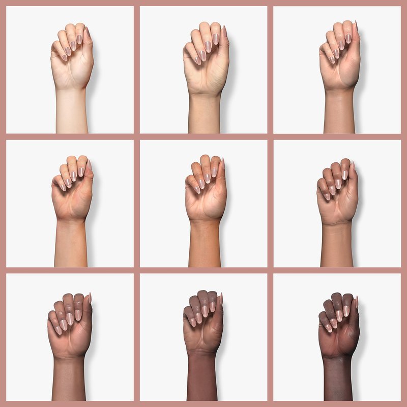 GAOY Jelly Nude Pink Gel Nail Polish, 16ml Sheer Natural Brown Translucent Color 1302 UV Light Cure Gel Polish for Nail Art DIY Manicure and Pedicure at Home
