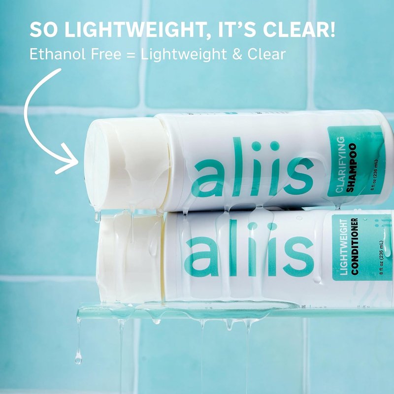 ALIIS Clarifying Shampoo - Deep Cleansing Formula for Scalp Reset & Oil Removal | pH-Balanced, Sulfate-Free, 8 oz