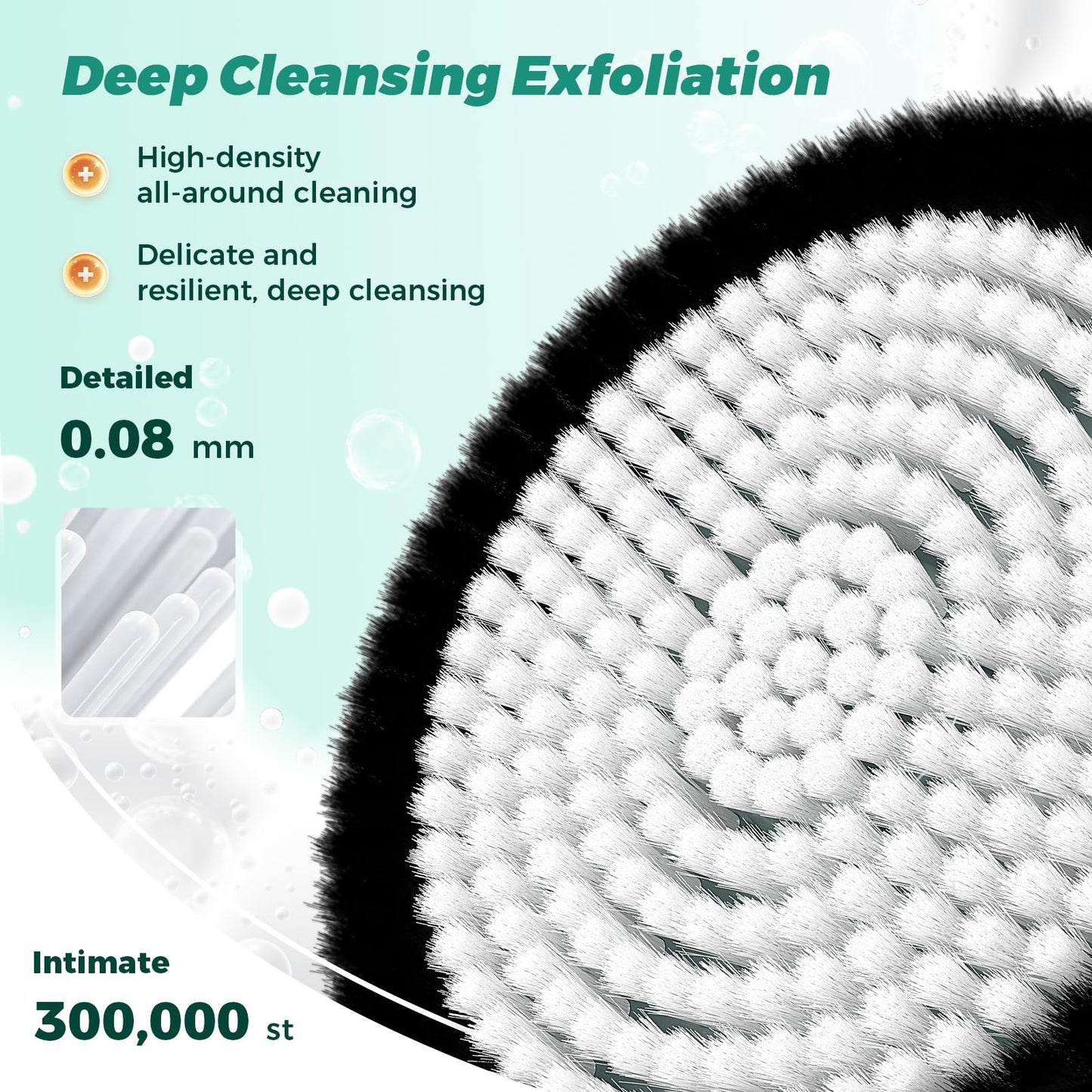 Electric Back Scrubber for Shower - Wall Mounted Exfoliating Brush, Hands-Free Automatic Body Scrubber, 3-Speed Adjustment with 2 Spin Skin Bath Brush Heads,IPX7 Waterproof