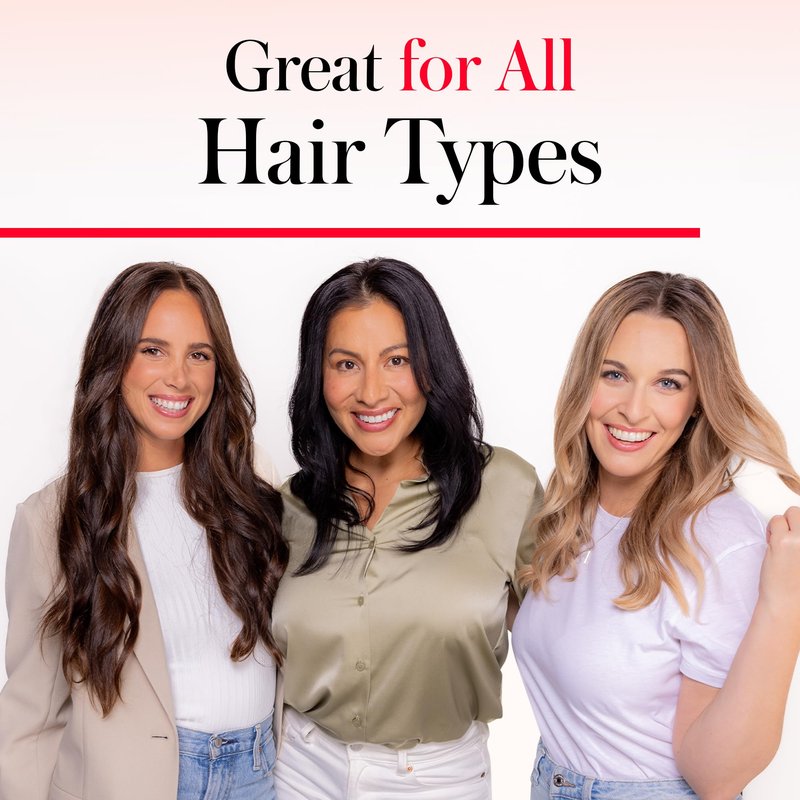 REVLON Perfect Match Flat Iron, 2 in 1 Styling Tool for Straightening and Curling, 1 Inch Ceramic Plates, Triple Oil Infused, Adjustable Heat Settings, Dual Voltage