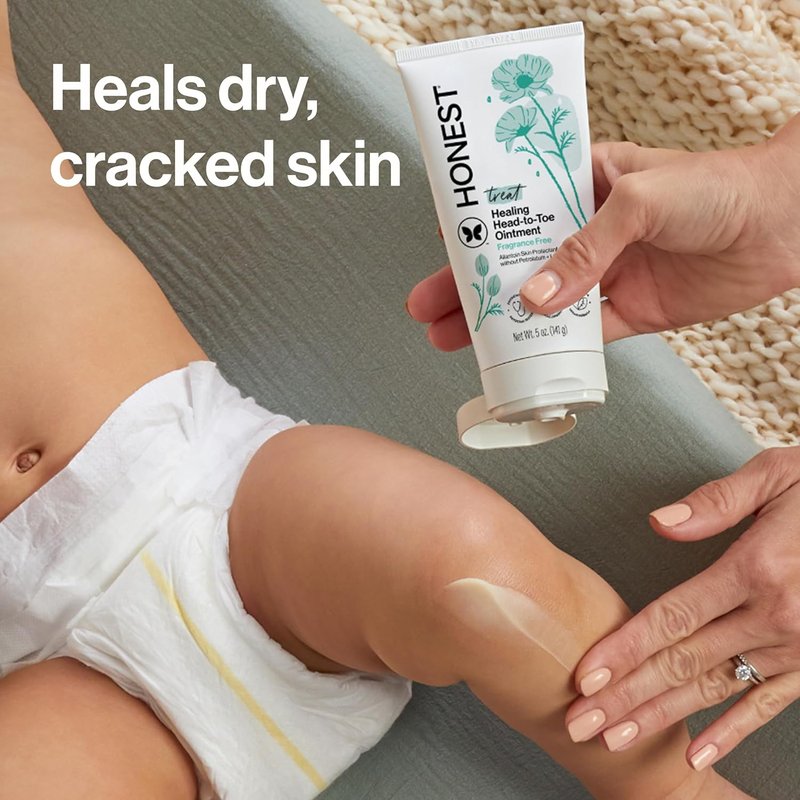 Head to Toe Multi-Purpose Healing Ointment - Hypoallergenic, Fragrance-Free, Vegan, 5 oz