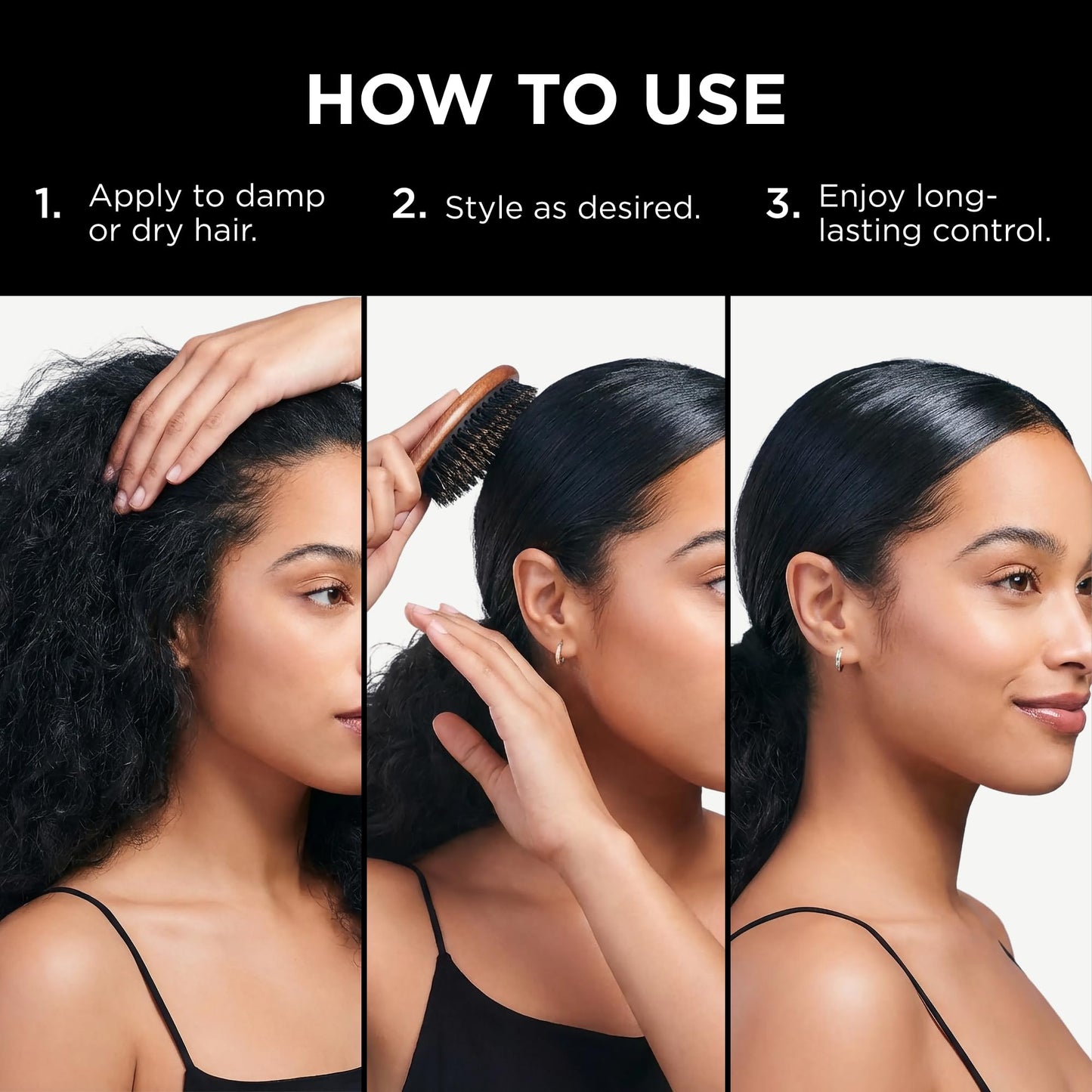 Style Factor EDGE BOOSTER® Strong Hold Styling Gel | Alcohol-Free Hair Gel with Camellia Sinensis Seed Oil for Curly, Wavy & Sleek Styles | Frizz Control, Long-Lasting and Flexible Hold (16.9oz)