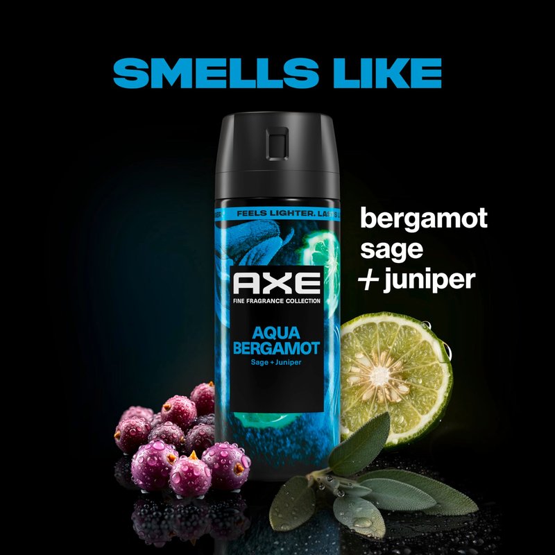 AXE Body Spray Mixed 4 Count Stay fresh for 72 hours Aluminum Free 2.9 oz