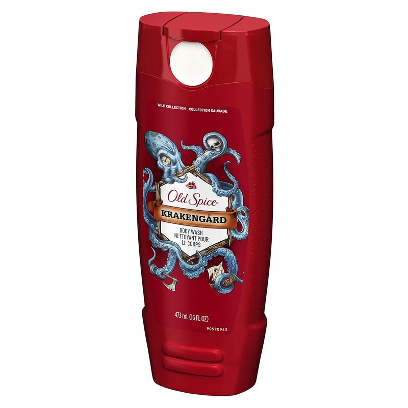 Old Spice Wild Body Wash - Invigorating Scent, 16 Fl Oz | Refreshing Cleanse
