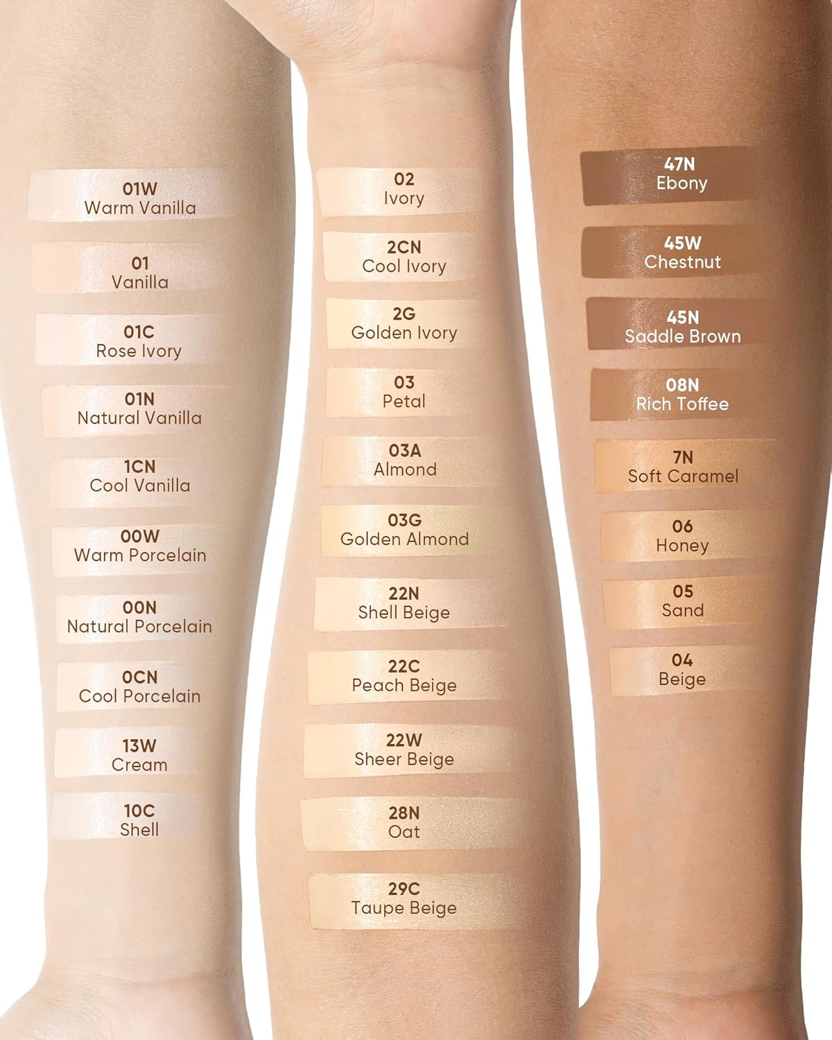 Skintific Full Coverage Cushion Foundation - Satin Glow Finish, Oil-Control & Waterproof | #22N Shell Beige