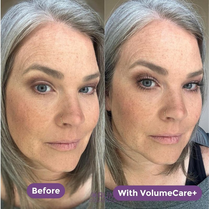 Rumi Cosmetiques VolumeCare+ Mascara - Extreme Length & Volume 2-in-1 Formula | Hypoallergenic, No Clumps, Natural Black