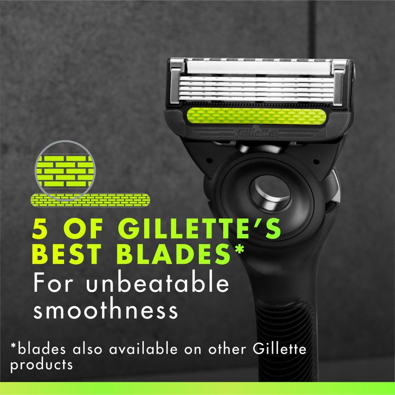 Gillette Labs Razor Blade Shaving Refills for Men, 6 count