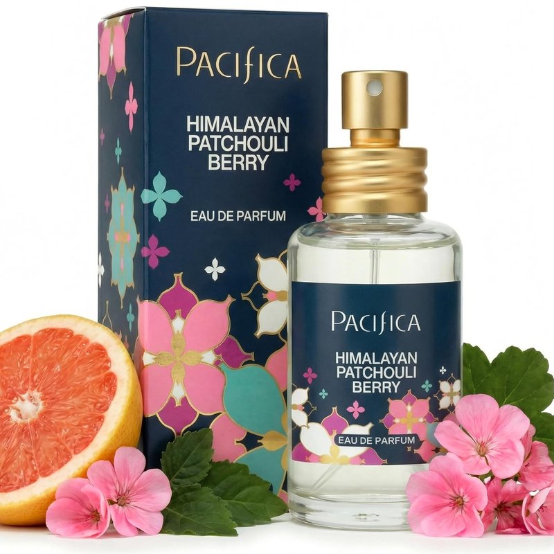 Pacifica Beauty Himalayan Patchouli Berry Spray Perfume - Natural Essential Oils, Vegan & Cruelty-Free, Grapefruit Notes