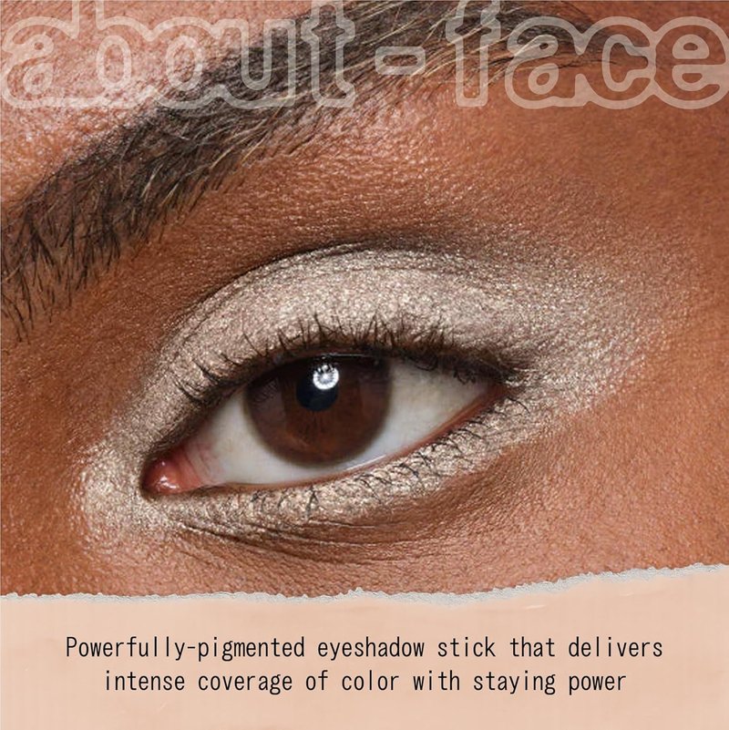 About-Face Shadowstick - Long-Wear Cream Eyeshadow Stick for Matte & Pearly Finishes | Vegan & Cruelty-Free - 0.049 oz (Lotus Leaf - Pearly Champagne)