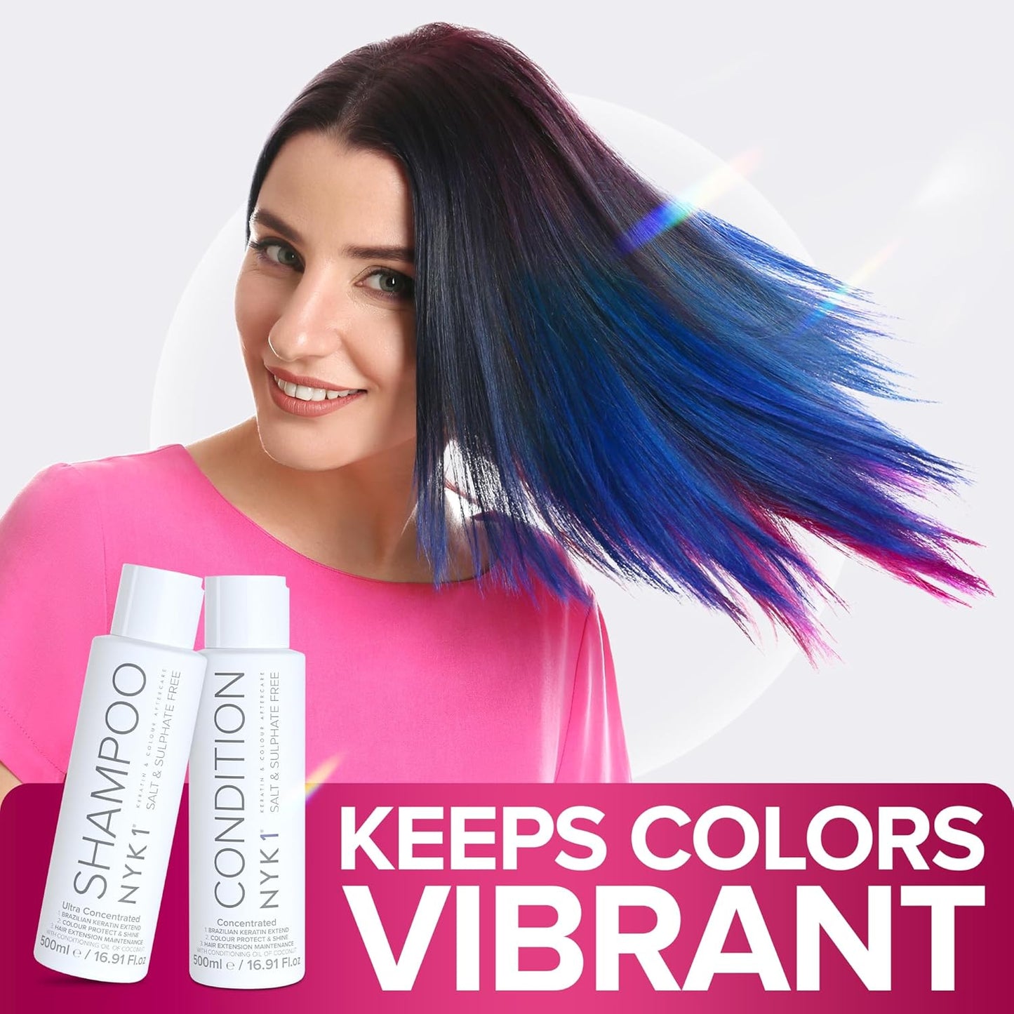 Sulfate-Free Shampoo and Conditioner Set for Color-Treated Hair | 2 x 16.9 Fl Oz