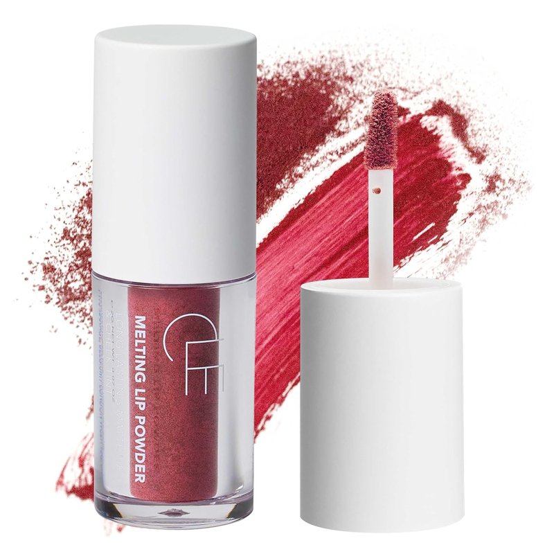 Melting Lip Powder - Vegan Lip Tint with Long-Lasting Weightless Stain | Matte Finish (Desert Rose, 0.07 oz)