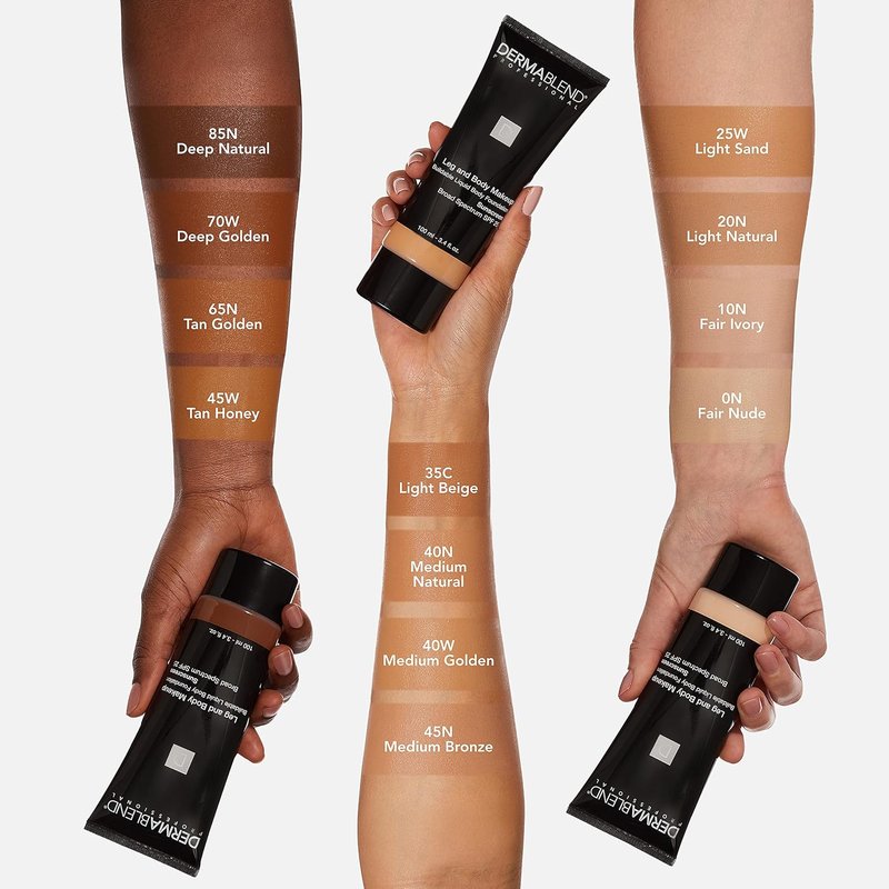 Dermablend Leg and Body Makeup Foundation with SPF 25