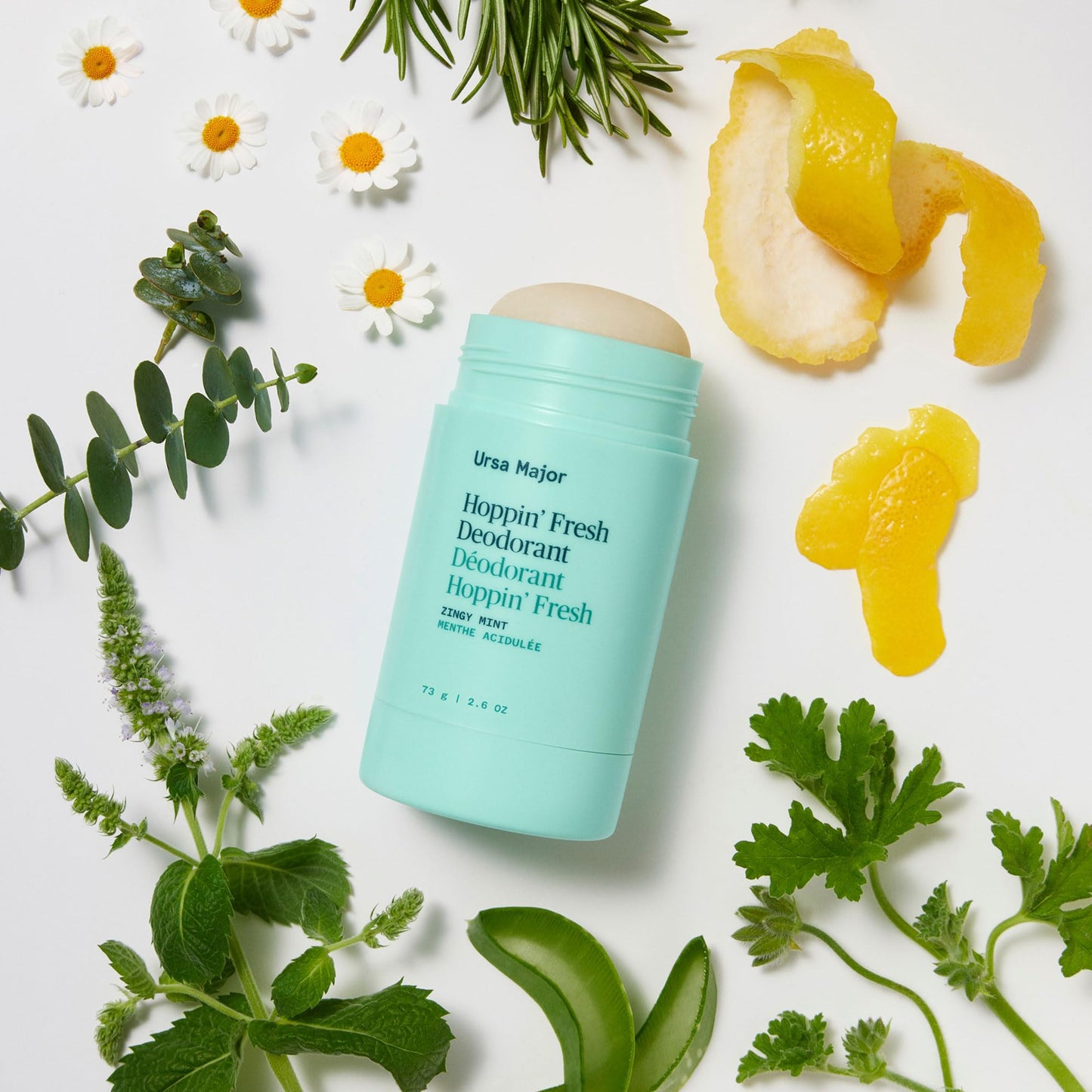 Ursa Major Natural Deodorant - Hoppin' Fresh | Aluminum-Free, Non-staining, Cruelty-Free | Formulated for Men and Women