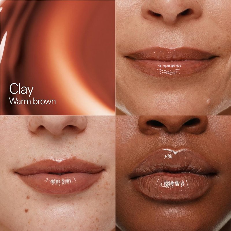 ILIA Overglaze Hydrating Lip Gloss - Long-Lasting, Plumping Shine | 24-Hour Hydration, Vegan (Clay)
