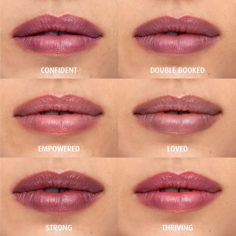 Lune+Aster PowerLips Lipstick - Loved - Formulated with nourishing jojoba oil, vitamin E and sunflower seed oil, the creamy, lightweight texture glides on smoothly