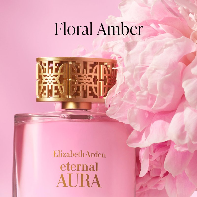 Elizabeth Arden Eternal Aura Eau de Parfum, Perfume for Women with Notes of Pink Pepper, Magnolia, and Sandalwood - Floral & Amber Women's Perfume for Her 50ml, 1.7 fl oz
