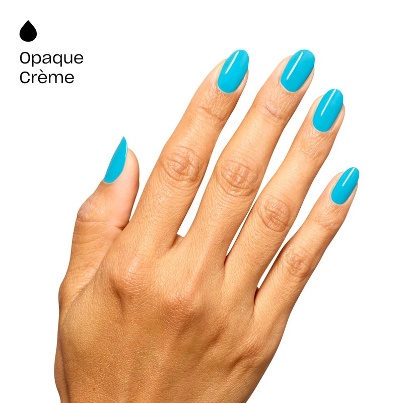OPI Infinite Shine Beach Party Teal Dawn | Opaque Bright Aqua Blue Crème Long Wear Nail Polish | Trip to the Brite Side | Summer 2026 Collection